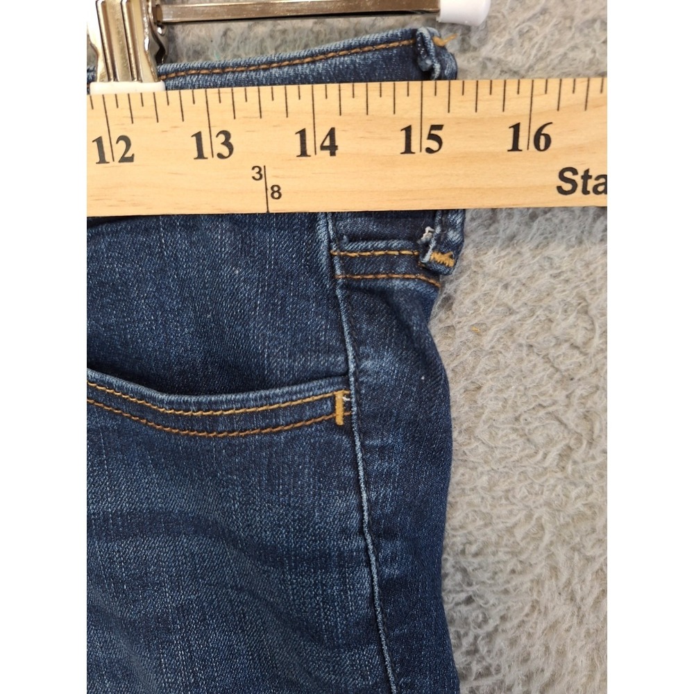 Hollister Jeans Womens 3R (Fits 30x29) Blue Denim Whiskered Super Skinny Leg - Picture 2 of 9